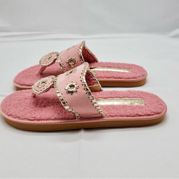 Jack Rogers Women's Faux Fur Sandals NWT - Picture 4 of 4